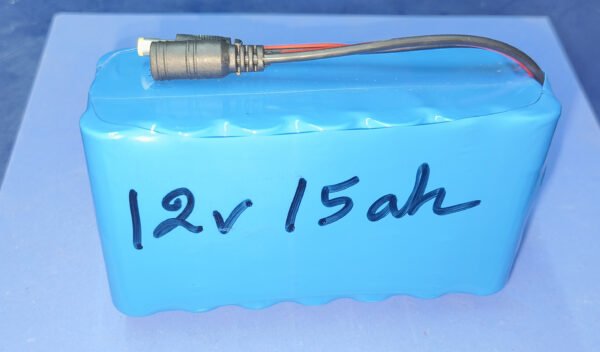 12V 15AH Rechargeable Lithium-Ion Battery – Compact, Lightweight & High Performance for Electronics, DIY, and Backup Power Applications - Image 3