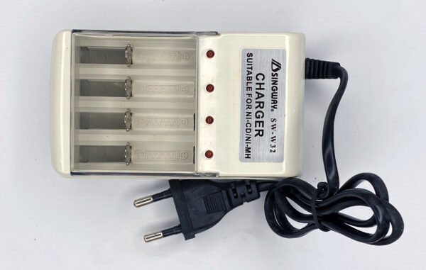 SINGWAY SW W-32 Universal AA & AAA Rechargeable Battery Charger – Compact, Efficient & Safe Charging Solution - Image 2