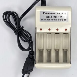 SINGWAY SW W-32 Universal AA & AAA Rechargeable Battery Charger – Compact, Efficient & Safe Charging Solution