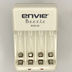 ENVIE ECR-20 AA & AAA Battery Charger – Compact & Efficient Ni-MH/Ni-Cd Rechargeable Battery Charger with LED Indicator