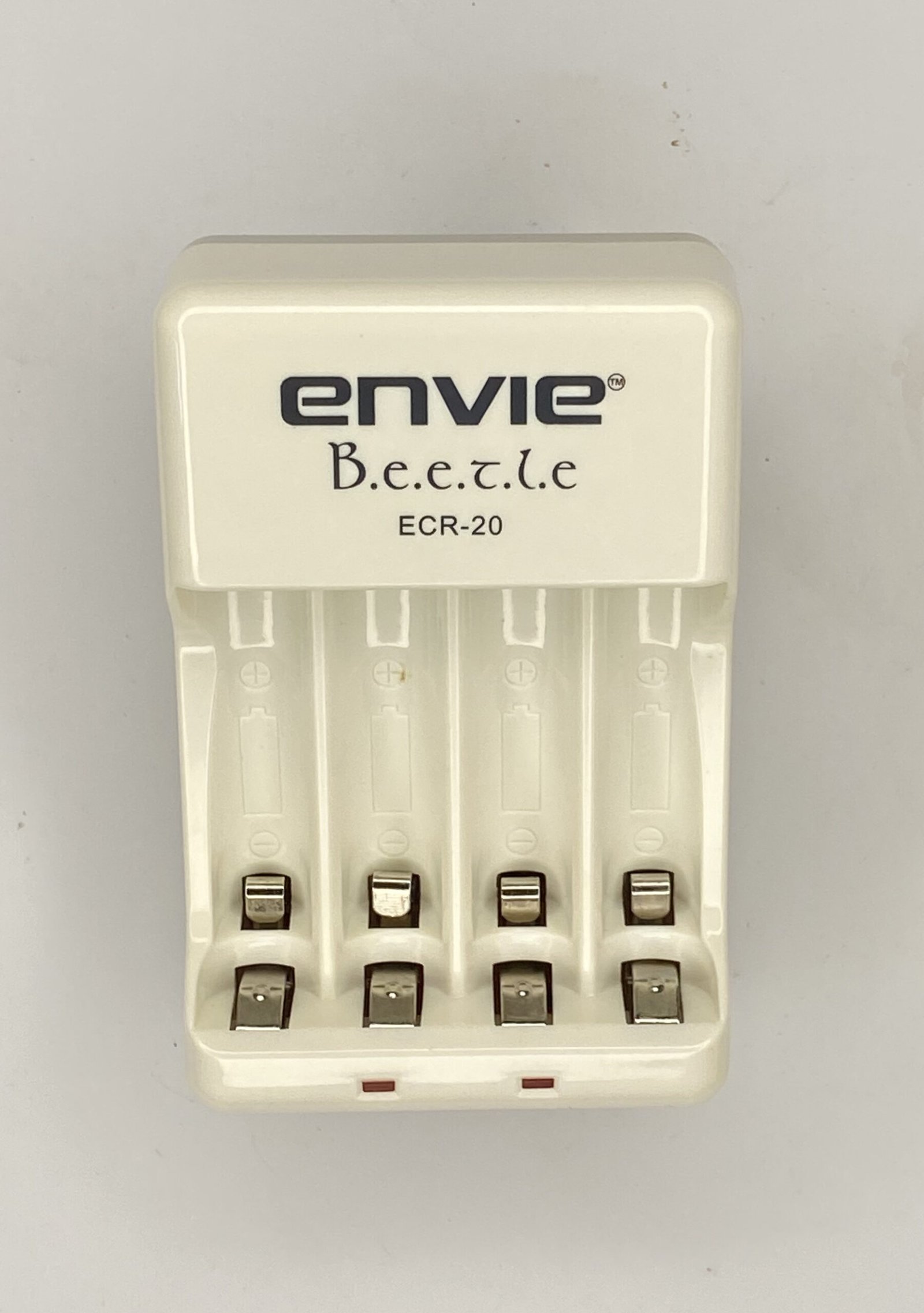 ENVIE ECR-20 AA & AAA Battery Charger – Compact & Efficient Ni-MH/Ni-Cd Rechargeable Battery Charger with LED Indicator