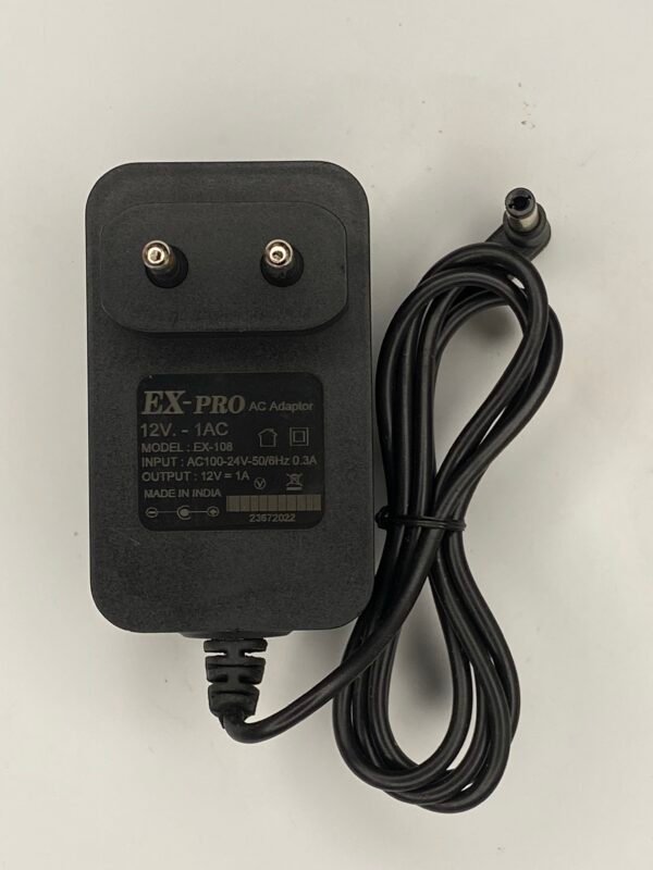 12V 1A Power Adapter – Compact & Efficient AC to DC Converter for Electronics and Devices