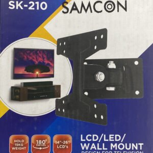 Universal LCD / LED TV / Monitor Wall Mount Bracket – Adjustable, Heavy-Duty, Space-Saving Design