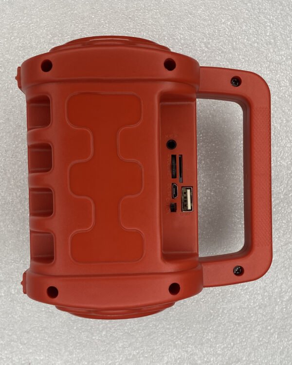🎵 Mini Bluetooth Speaker - Portable Wireless Speaker | Loud Stereo Sound | Compact Design | Red Color | USB Rechargeable | Compatible with Android, iOS & Laptops - Image 4