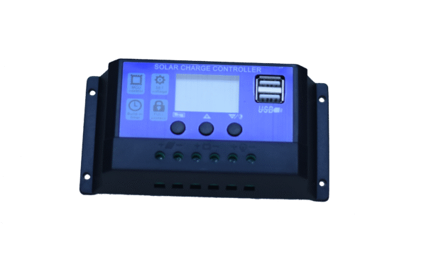 PWM Solar Charge Controller 12V/24V 10A – Intelligent Battery Regulator for Solar Panels