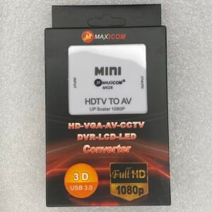 HDMI to AV Converter | HDMI Input to RCA Output Adapter | Full HD 1080P | Compatible with TV, Monitor, DVD, PS3, Xbox, Projector | Plug & Play – USB Powered