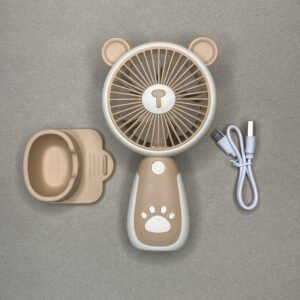 FLARO FL-303HFDC Portable Mini Fan – Compact, Rechargeable, and Ultra-Quiet Cooling Solution for Home, Office, and Travel