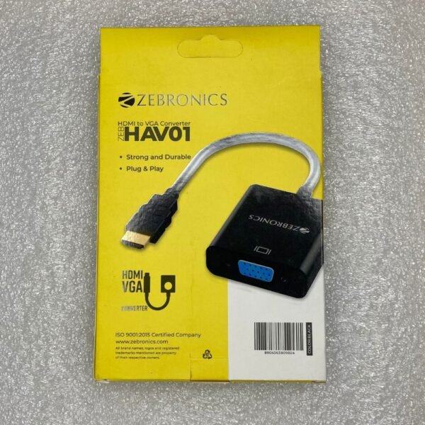 HDMI to VGA Converter Adapter | High-Quality Display Adapter for PC, Laptop, Projector & Monitor - Image 3
