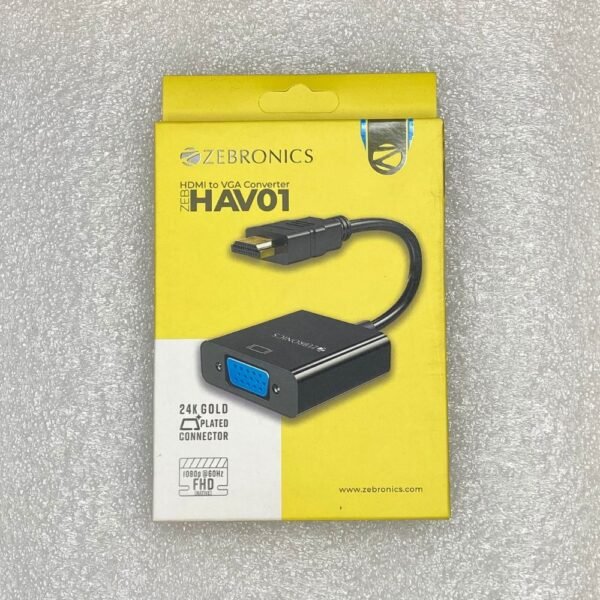 HDMI to VGA Converter Adapter | High-Quality Display Adapter for PC, Laptop, Projector & Monitor - Image 2