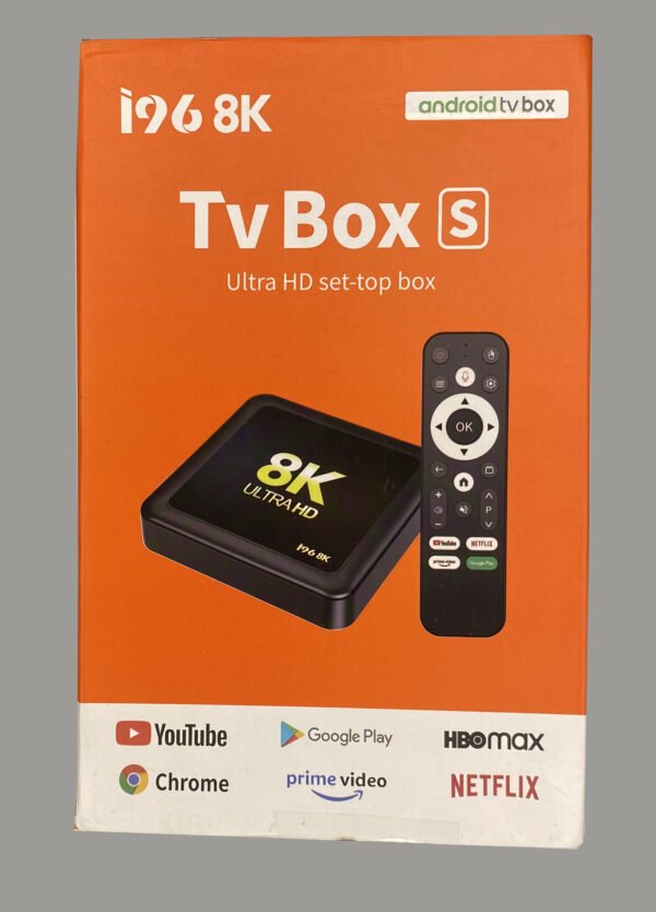 8K Android TV Box | Ultra HD Streaming Media Player with Android OS, Wi-Fi, Bluetooth, and Voice Remote - Image 2